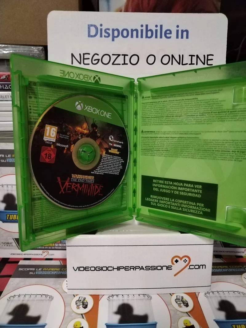 WARHAMER THE END TIMES VERMINTIDE Xbox One -(usato garantito)