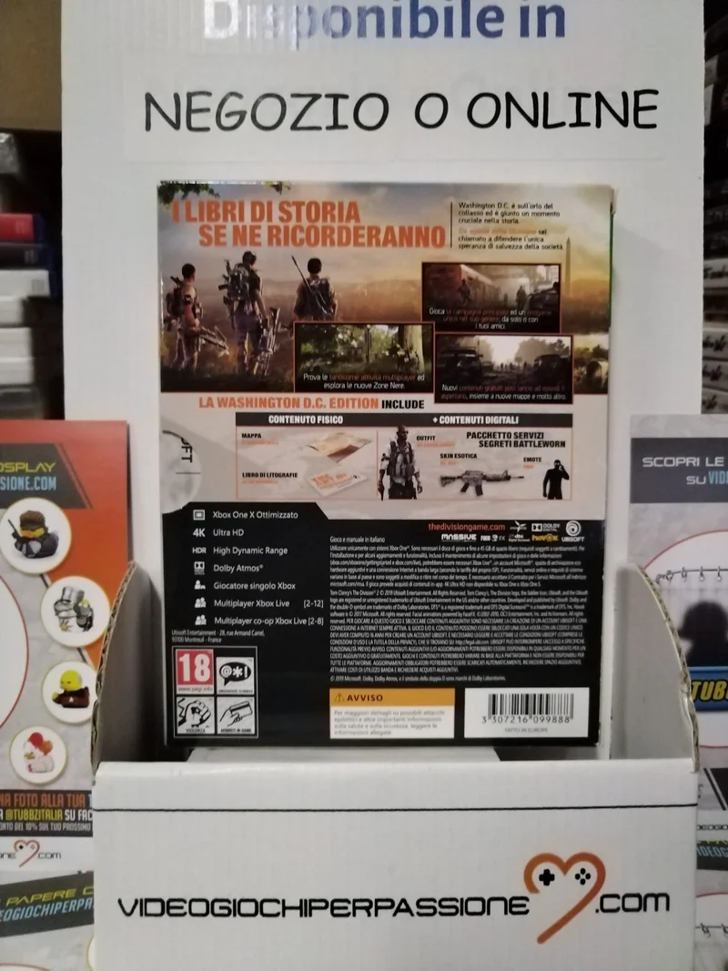 TOM CLANCY'S THE DIVISION 2 EDITION XBOX ONE (versione italiana)