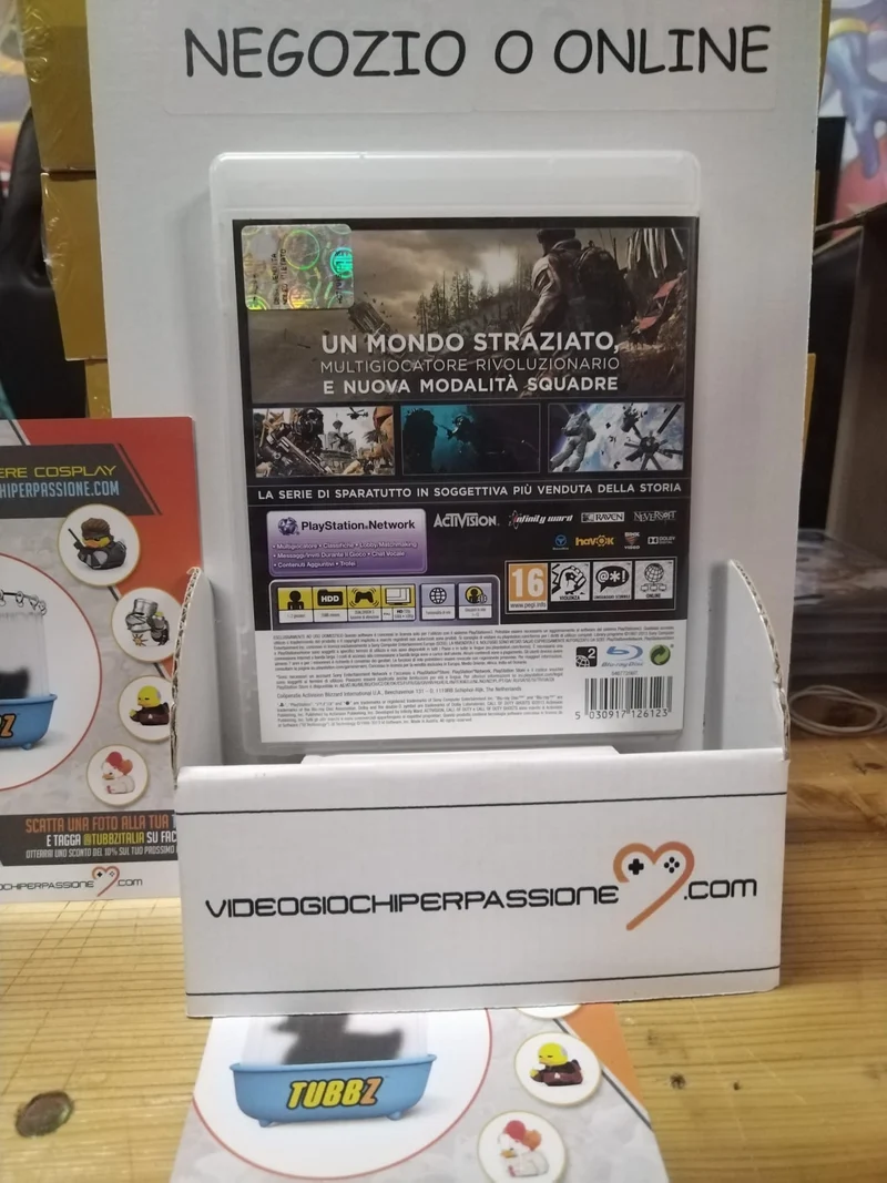 CALL OF DUTY GHOSTS PLAYSTATION 3 (usato garantito)(completamente in italiano)