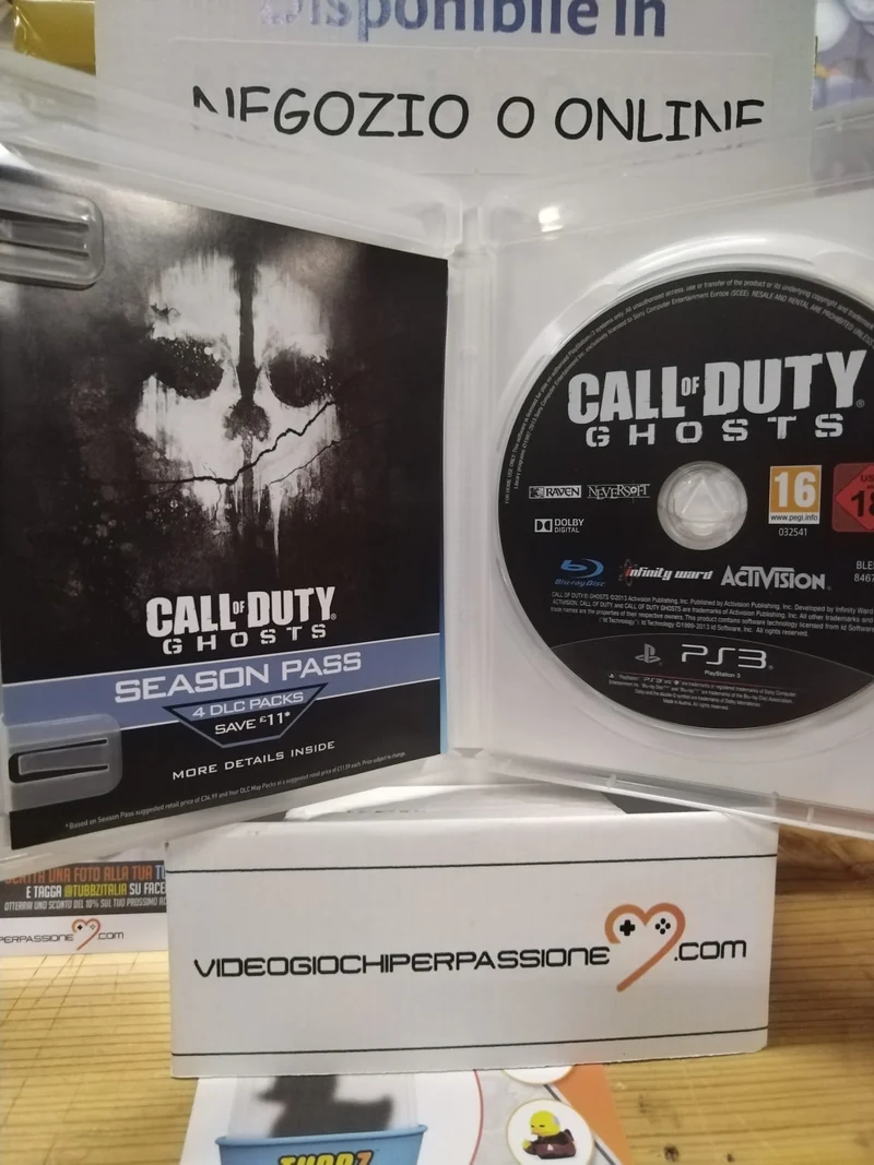 CALL OF DUTY GHOSTS PLAYSTATION 3 (usato garantito)(completamente in italiano)