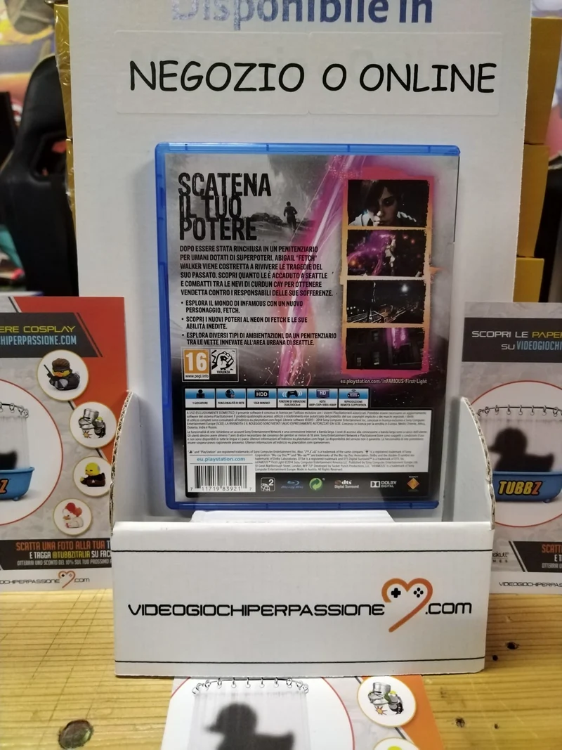IN FAMOUS FIRST LIGHT PS4 (usato garantito)(versione italiana)