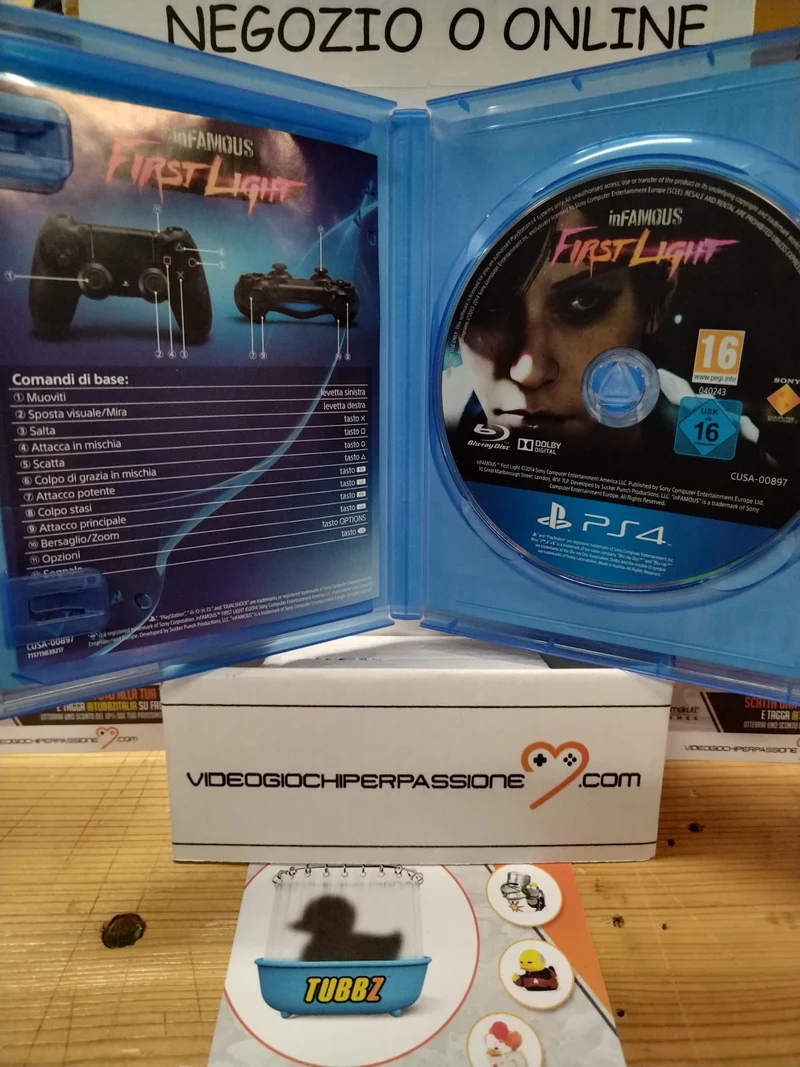 IN FAMOUS FIRST LIGHT PS4 (usato garantito)(versione italiana)