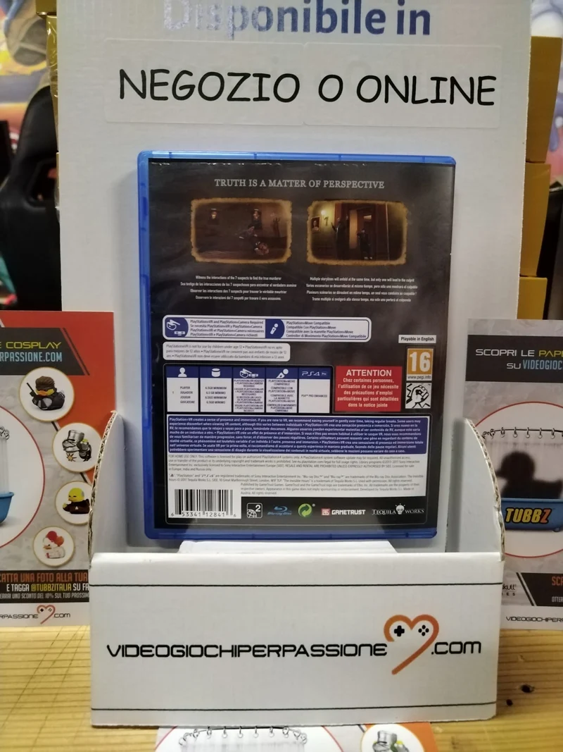 THE INVISIBLE HOURS PS4 (usato garantito)(versione italiana)