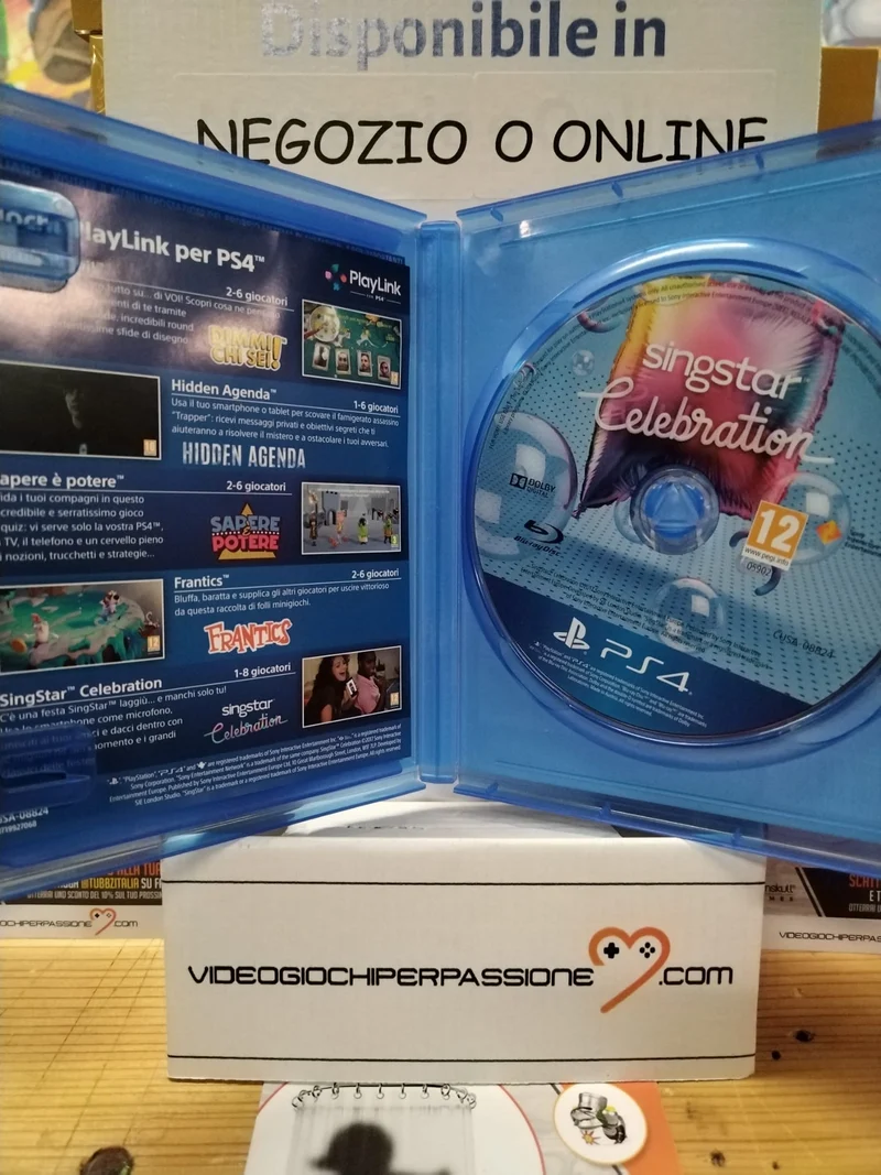 SINGSTAR CELEBRATION PS4 (usato garantito)(versione italiana)