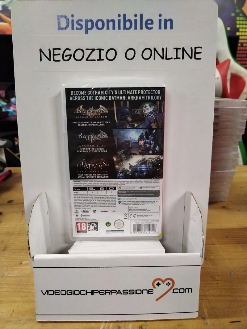 Batman Arkham Trilogy Nintendo Switch Edizione Europea