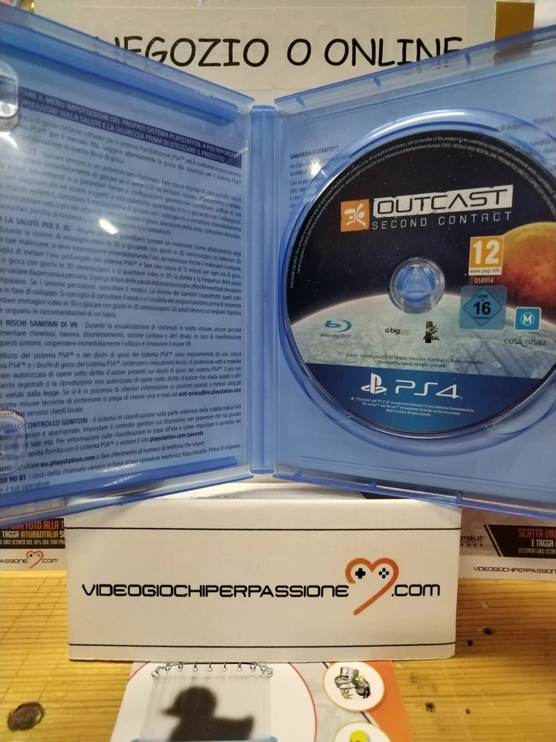 OUTCAST SECOND CONTACT PS4 (usato garantito)(versione italiana)