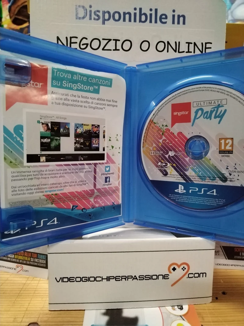 SINGSTAR ULTIMATE PARTY PS4 (usato garantito)(versione italiana)