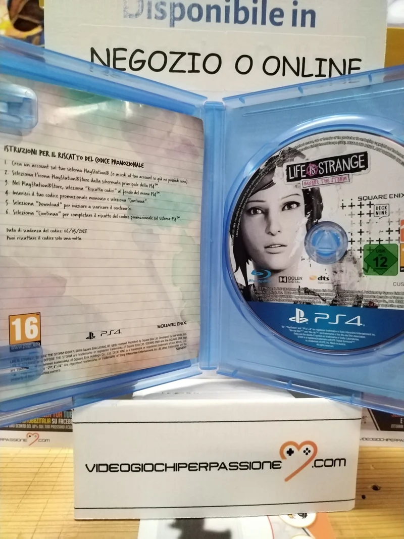 LIFE IS STRANGE BEFORE THE STORM PS4 (usato garantito)(versione italiana)