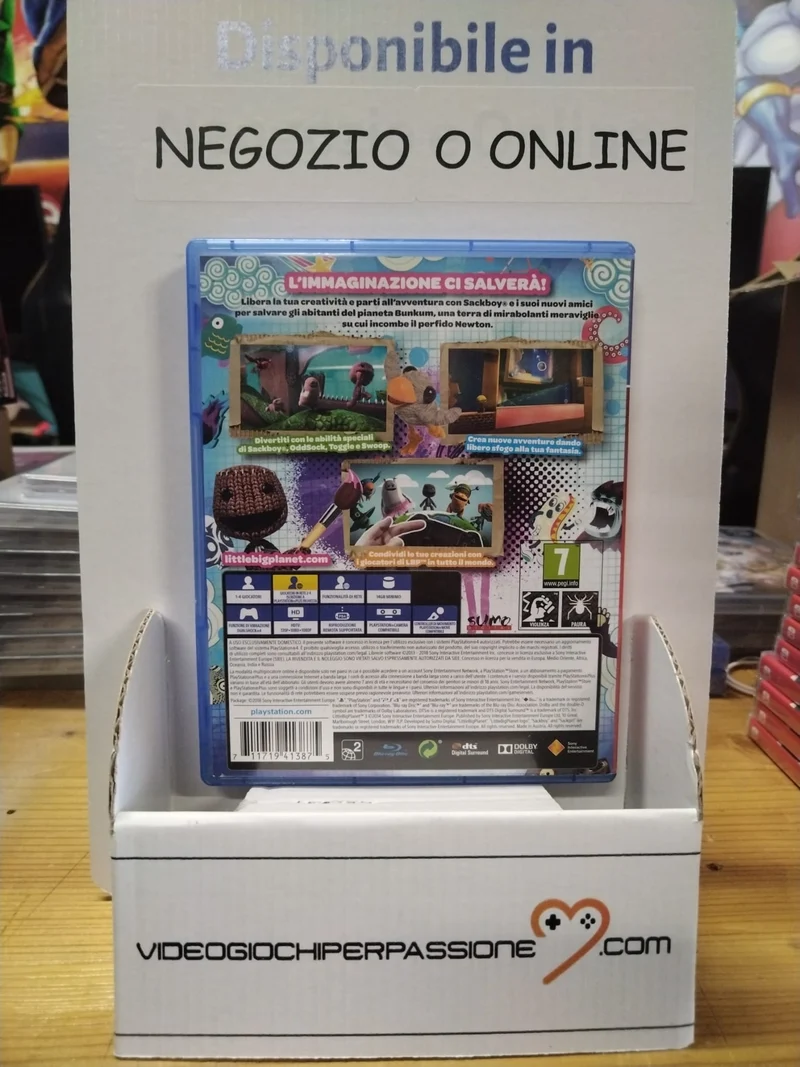 LITTLE BIG PLANET 3 PS4 (usato garantito)(versione italiana)