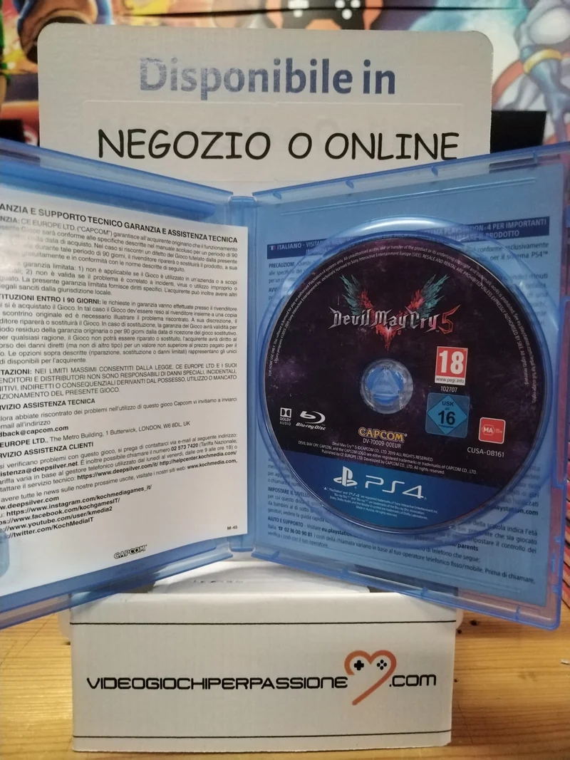 DEVIL MAYCRY 5 PS4 (usato garantito)