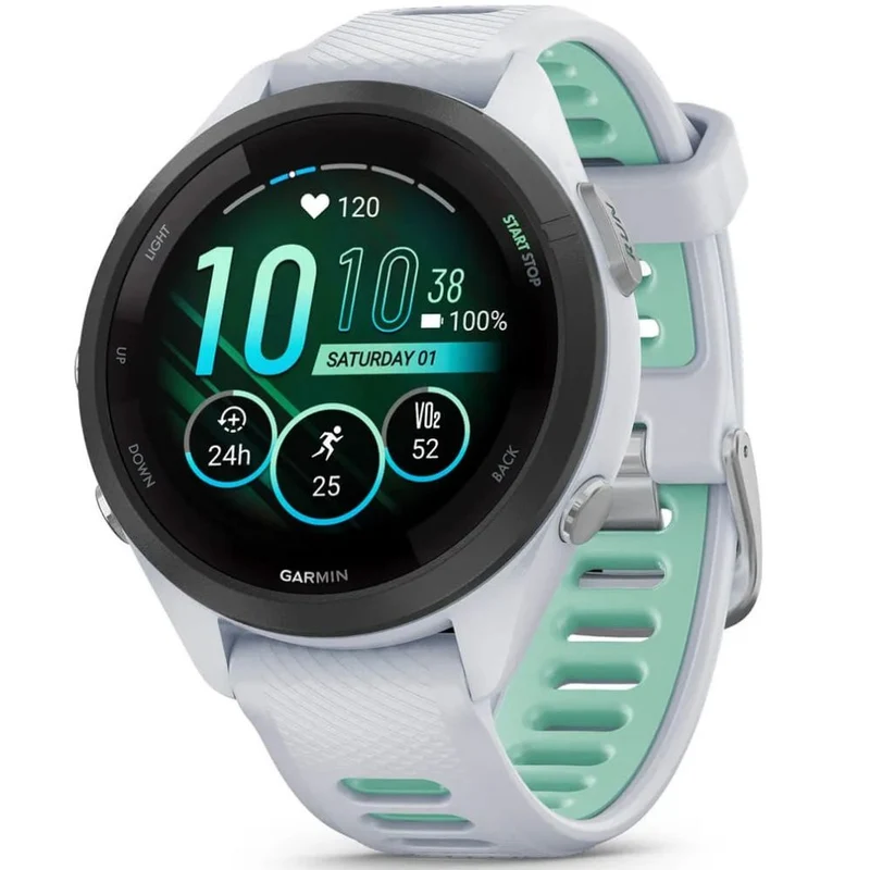 Garmin Forerunner 265S Running Smartwatch White