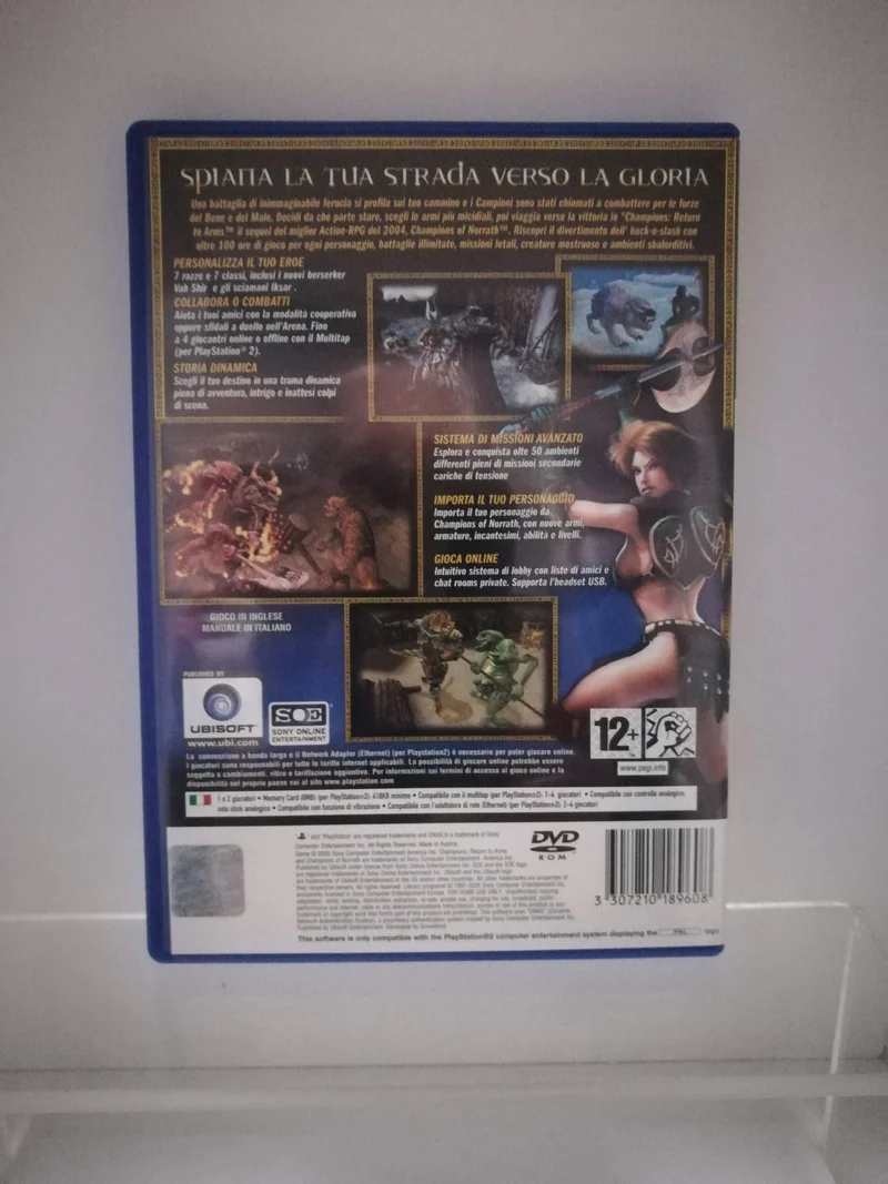 CHAMPIONS: RETURN TO ARMS PS2 (usato garantito)(versione italiana)