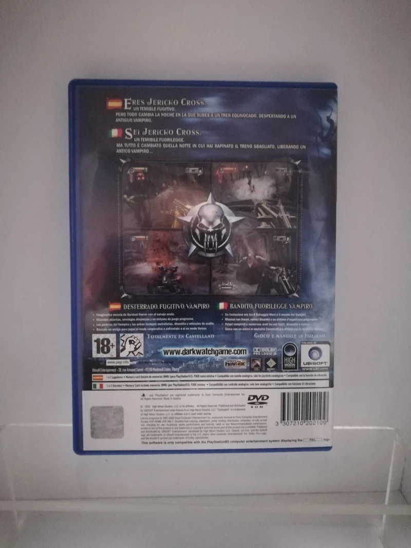 DARKWATCH PS2 (usato garantito)(versione italiana-spagnola)