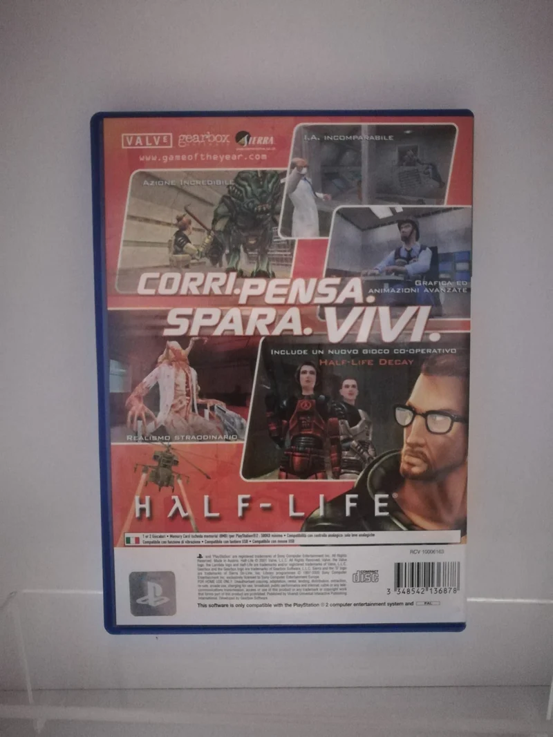 HALF-LIFE PS2 (usato garantito)(versione italiana)