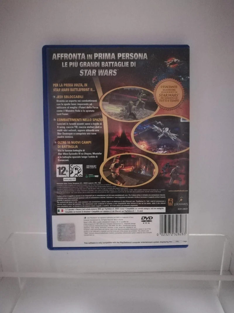 STAR WARS BATTLEFRONT 2 PS2 (usato garantito)(versione italiana)