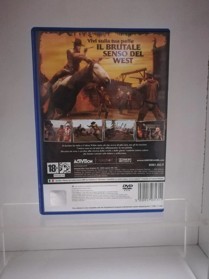 GUN PS2 (usato garantito)(versione italiana)