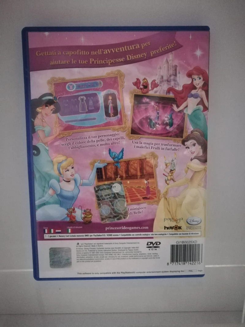 DISNEY PRINCIPESSE- IL VIAGGIO INCANTATO- PS2 (usato garantito)