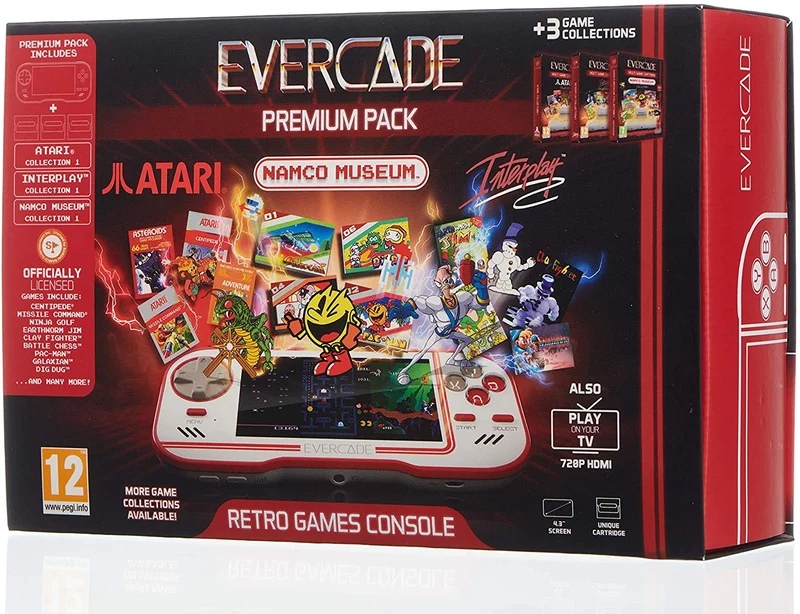 Evercade Console Premium Pack +3 Namco/Atari/Interplay