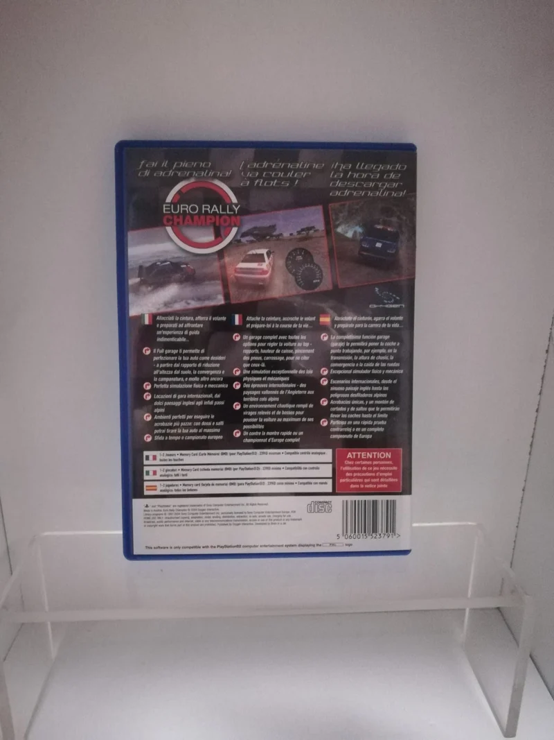 EURO RALLY CHAMPION PS2 (usato garantito)