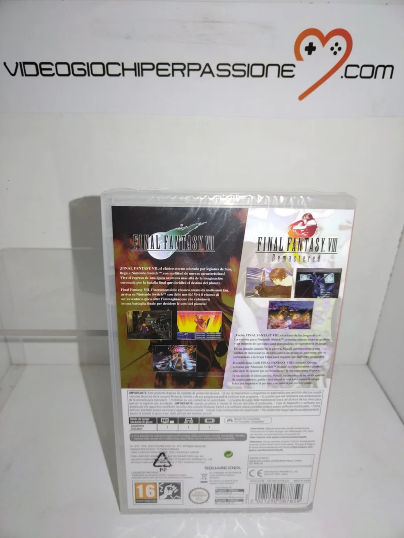FINAL FANTASY 7 - FINAL FANTASY 8 REMASTERED NINTENDO SWITCH EDIZIONE EUROPEA