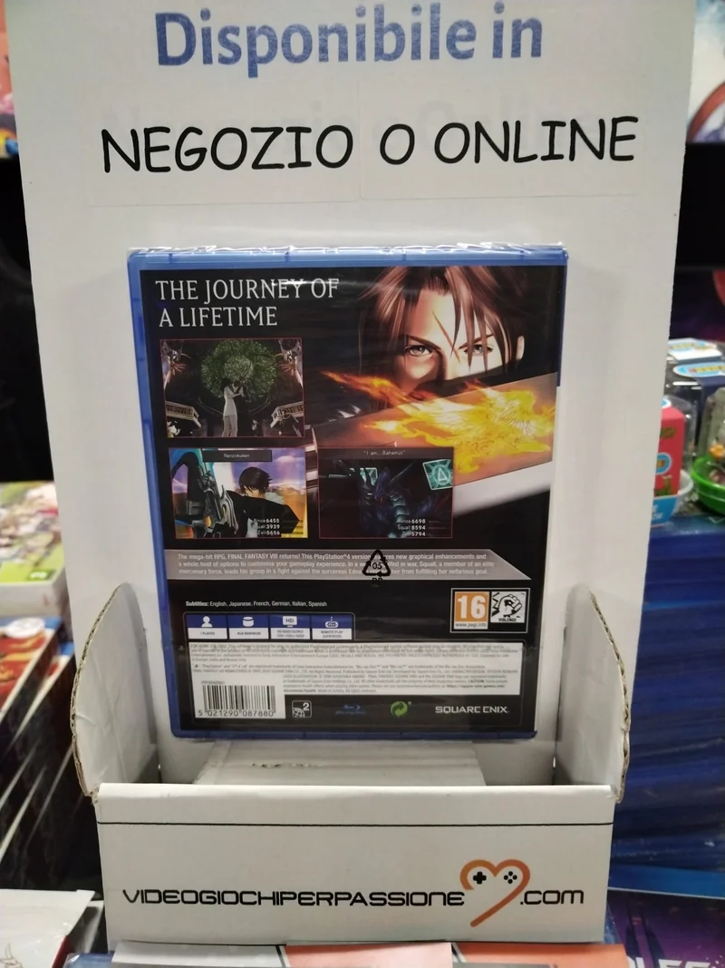 Final Fantasy VIII Remastered Playstation 4 Edizione Regno Unito