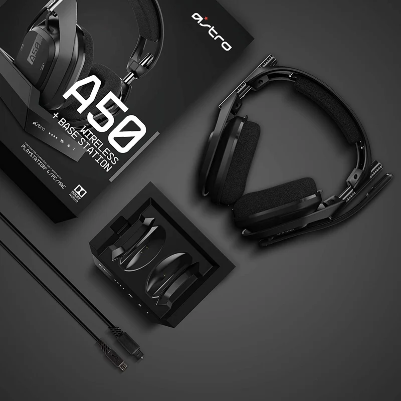 PS4 ASTRO A50 WIRELESS HEADSET GEN. 4 + BASE DI RICARICA