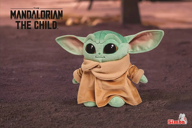 PELUCHE BABY YODA CHILD MANDALORIAN STAR WARS MORBIDO 25CM (originale DISNEY)