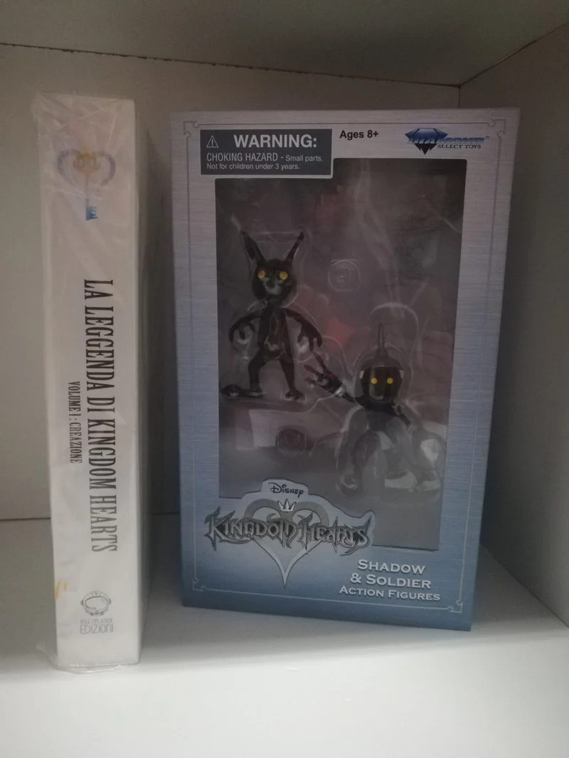 DISNEY KINGDOM HEARTS FIGURE-SHADOW&SOLDIER+LA LEGGENDA DI KINGDOM HEARTS