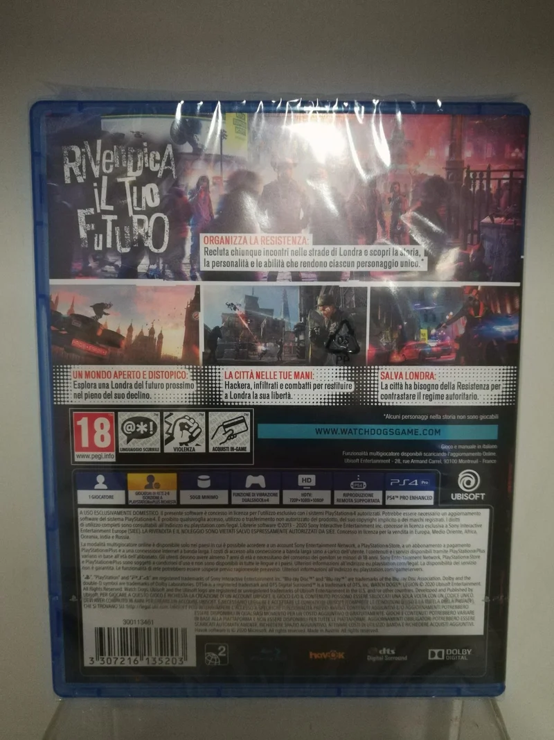 Watch Dogs Legion Playstation 4 Edizione ITALIANA