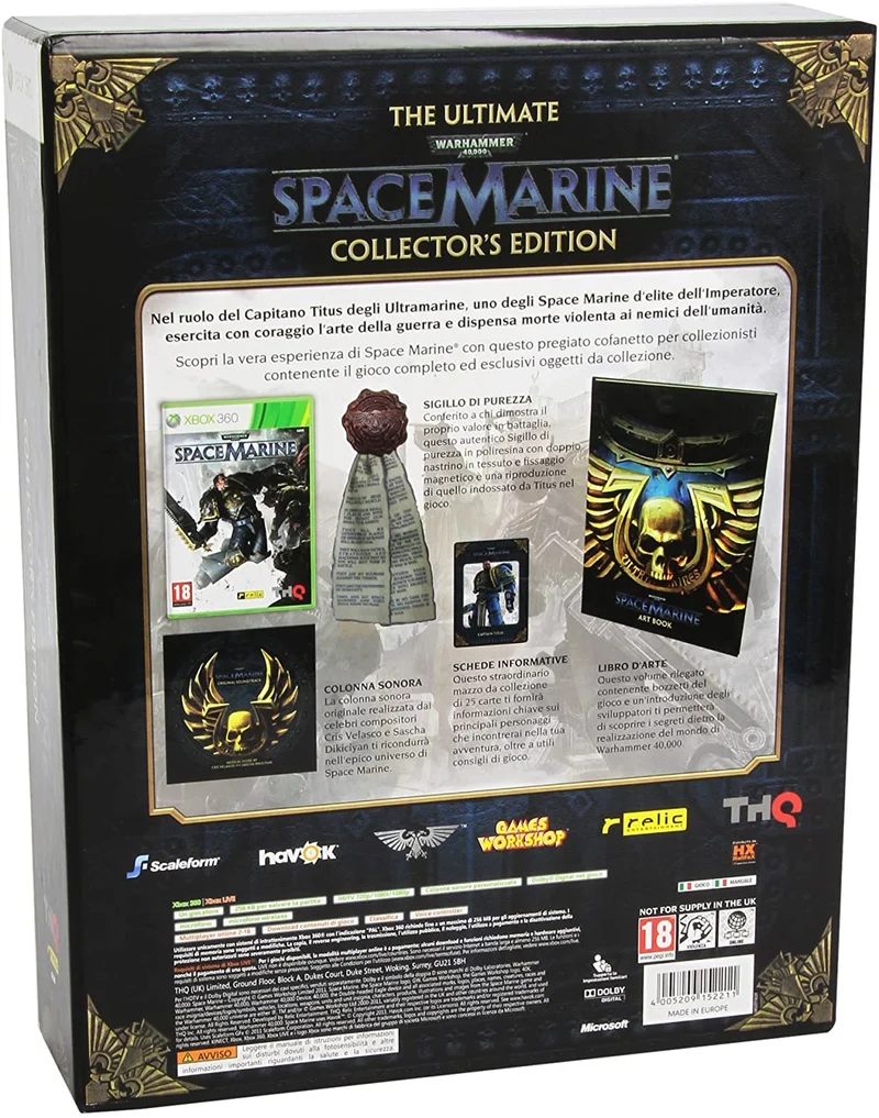 Warhammer - Space Marine - Collector's Edition XBOX 360 (in italiano)