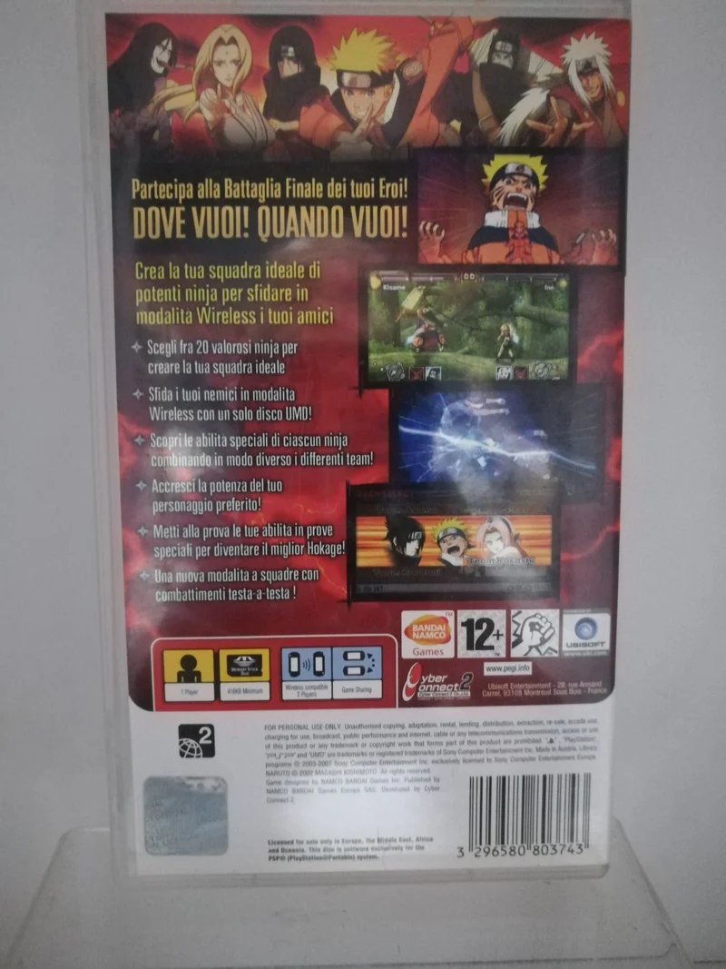 NARUTO ULTIMATE NINJA HEROES PSP (usato garantito)