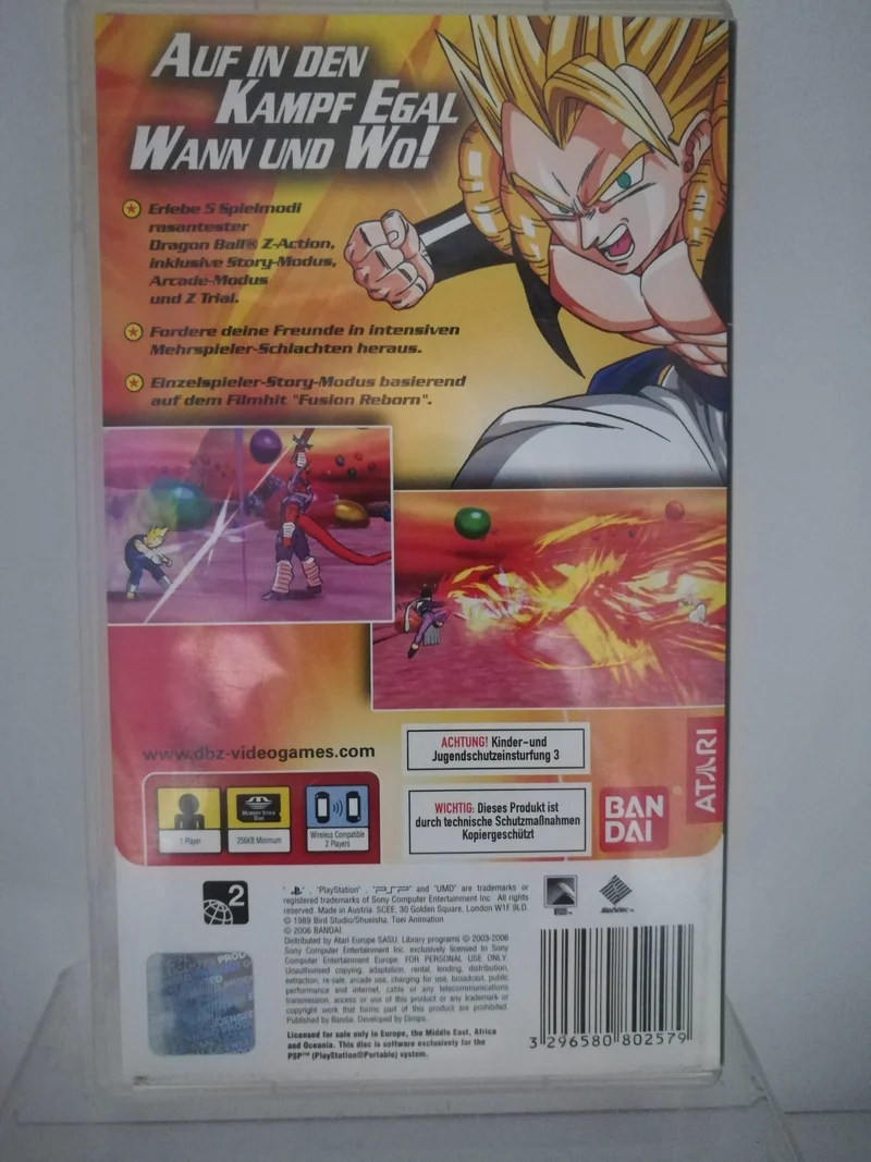 DRAGON BALL Z SHIN BUDOKAI PSP (usato garantito)
