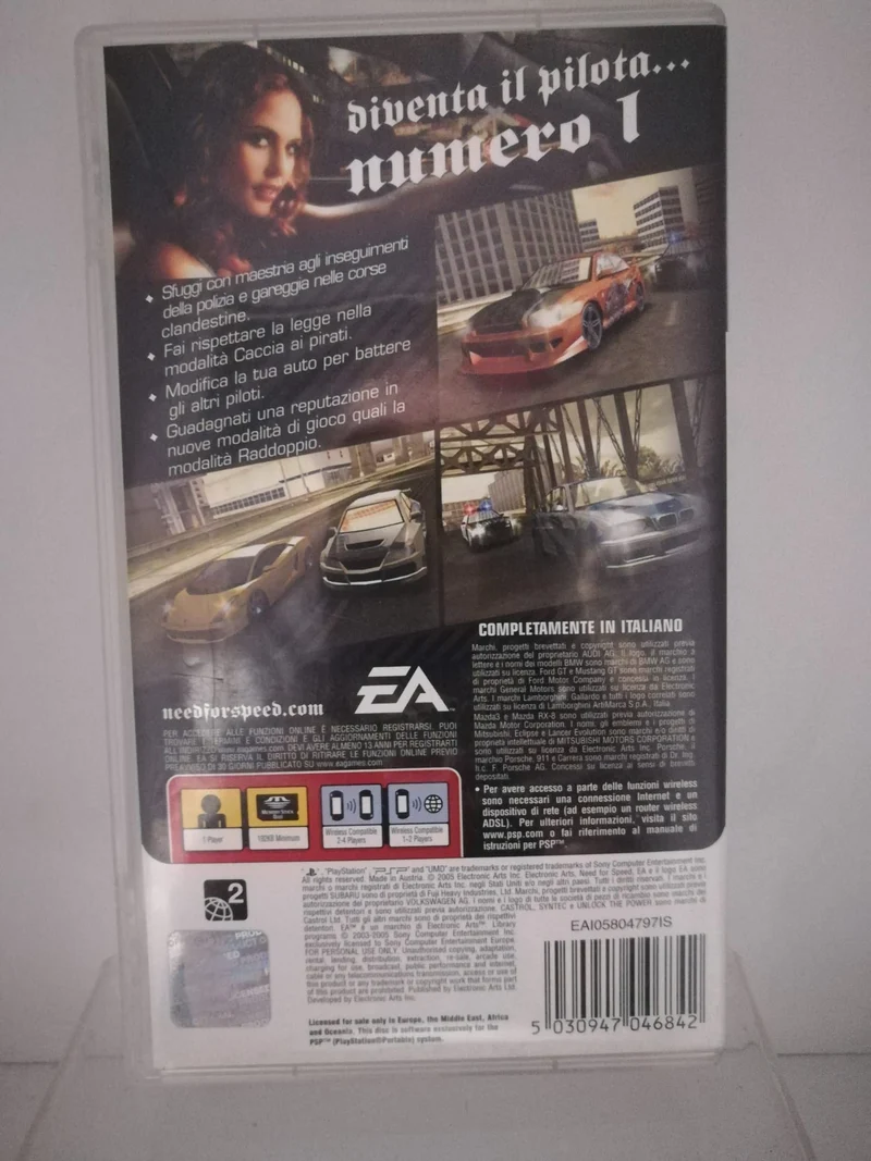 NEED FOR SPEED MOST WANTED 5-1-0- PSP (usato garantito)
