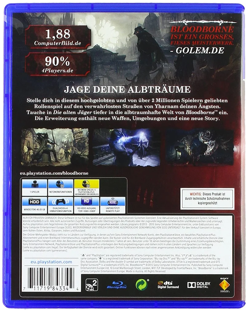 BLOODBORNE game of the year edition (versione tedesca :parlato in italiano)