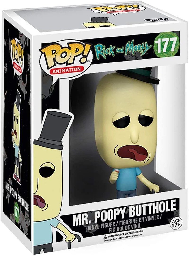 POP! FUNKO RICK & MORTY MR. POOPY BUTTHOLE -177-