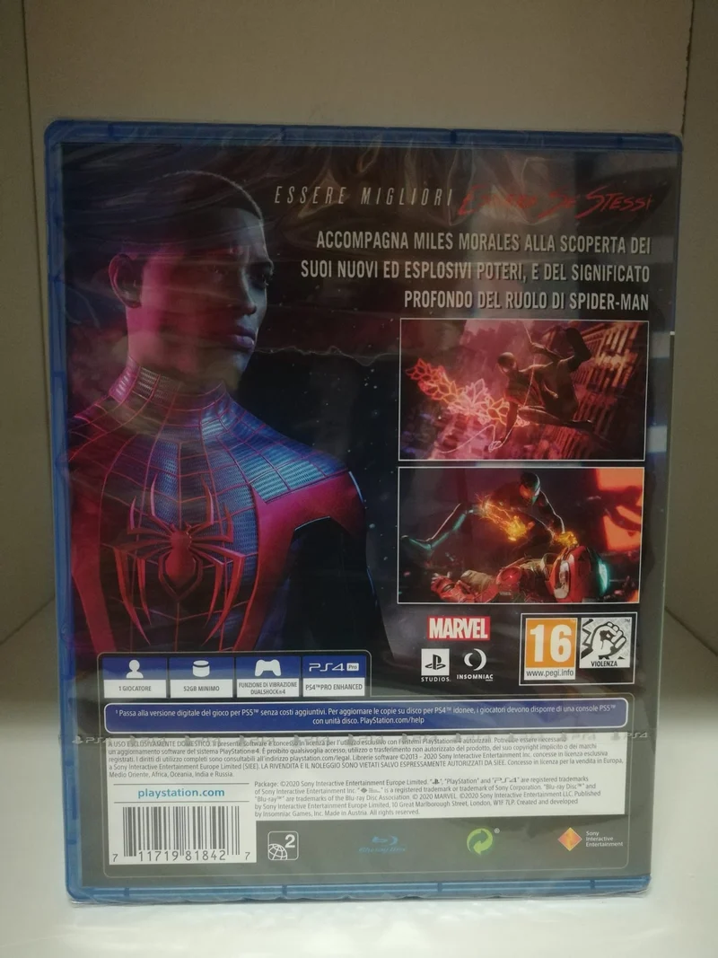 MARVEL'S SPIDER-MAN MILES MORALES PLAYSTATION 4 EDIZIONE ITALIANA