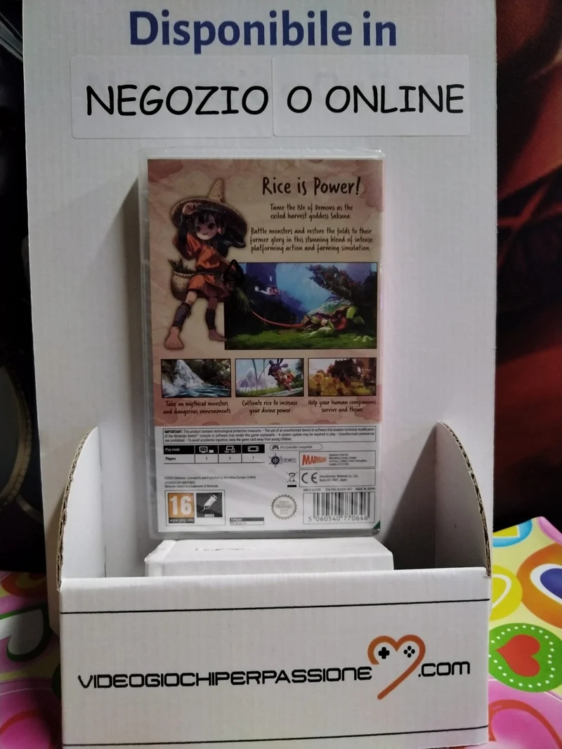 Sakuna: Of Rice and Ruin Nintendo Switch Versione EU