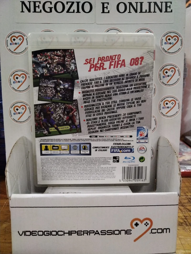FIFA 08 PS3 (usato garantito)(versione italiana)