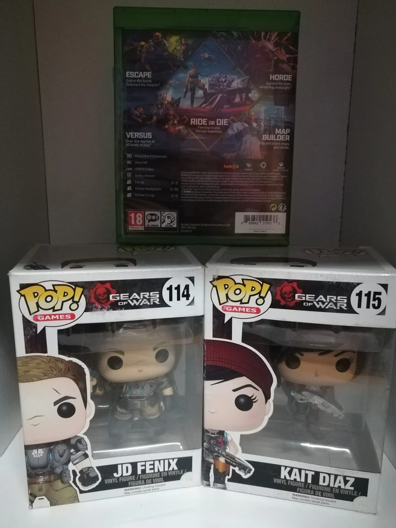 GEARS 5 XBOX ONE +2 FUNKO POP! (JD FENIX)(KAIT DIAZ)