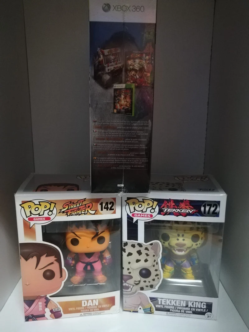 STREET FIGHTER X TEKKEN SPECIAL EDITION XBOX 360 + 2 FUNKO POP! (DEN)(KING)