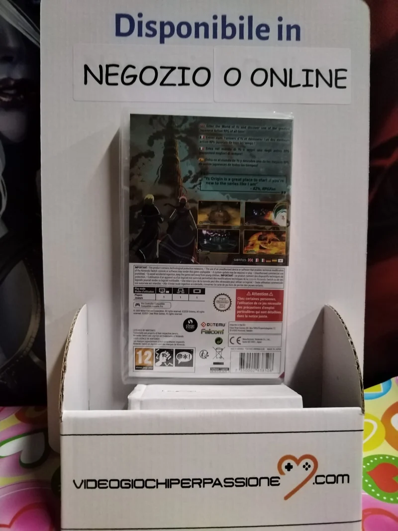 Ys Origin - Nintendo Switch Edizione Europea