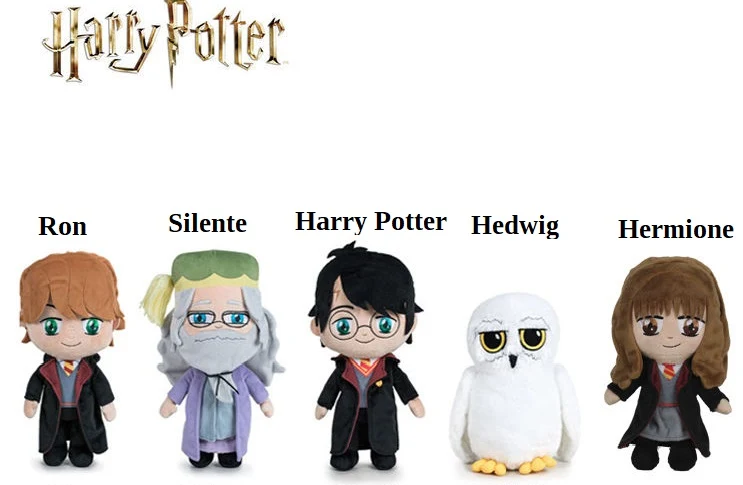 PELUCHE HARRY POTTER DA COLLEZIONE (18 a 20cm)ORIGINALI