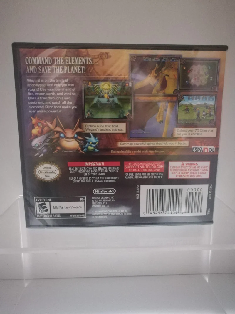 GOLDEN SUN DARK DAWN - NINTENDO DS/3DS/2DS EDIZIONE AMERICANA