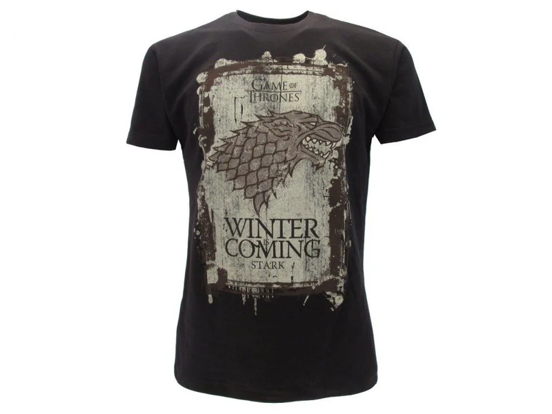 T-Shirt Trono di Spade L'inverno sta arrivando -STARK-