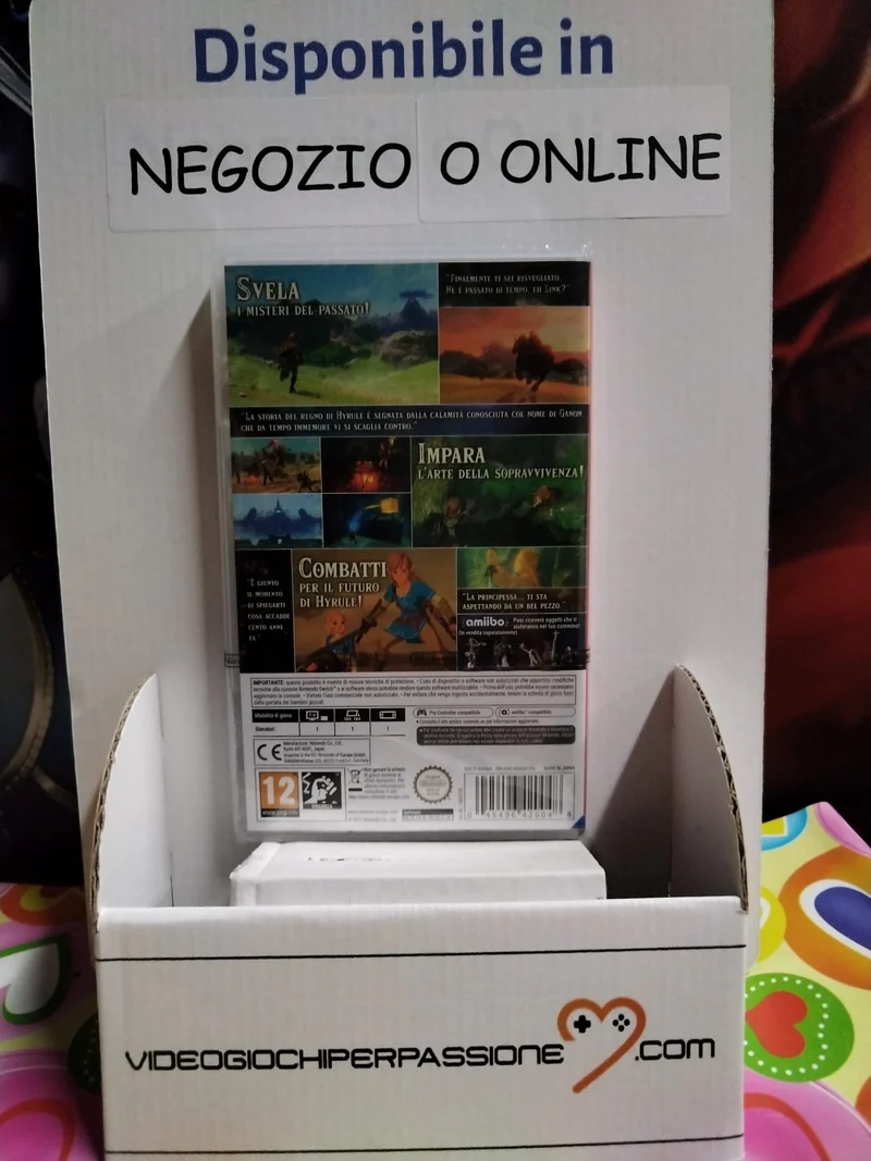 The Leggend Of Zelda: Breath Of The Wild Nintendo Switch Edizione Italiana