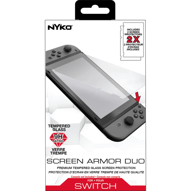 Nyko Screen Armor Tempered Glass for Nintendo Switch Gen 1 / 2
