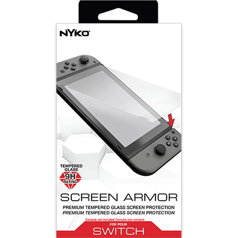 Nyko Screen Armor Tempered Glass for Nintendo Switch Gen 1 / 2