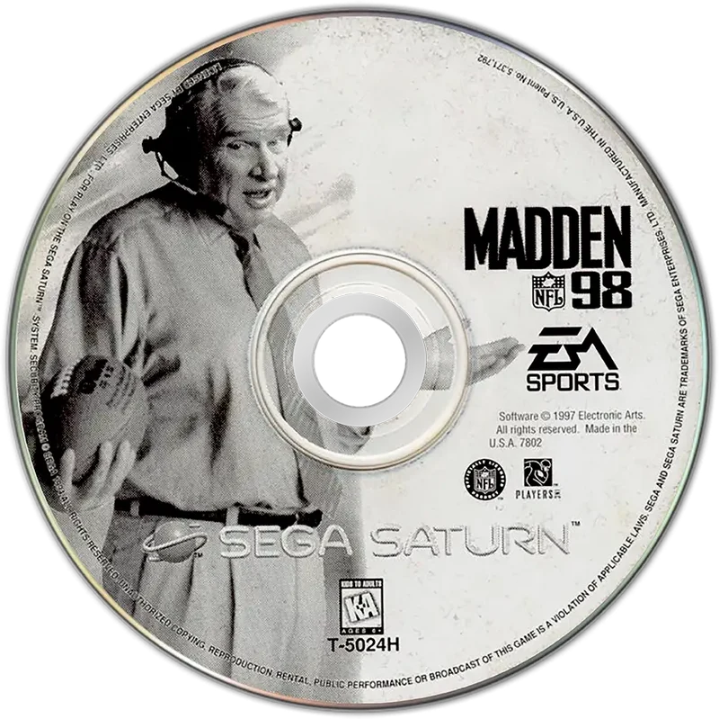 Madden 98 - Sega Saturn