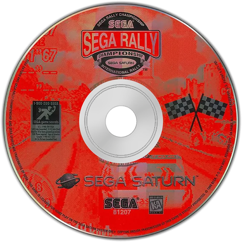 Sega Rally Championship - Sega Saturn