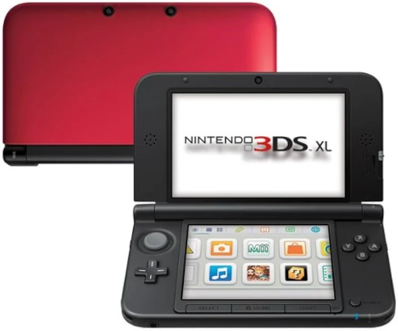 Nintendo 3DS XL Red and Black Handheld Console
